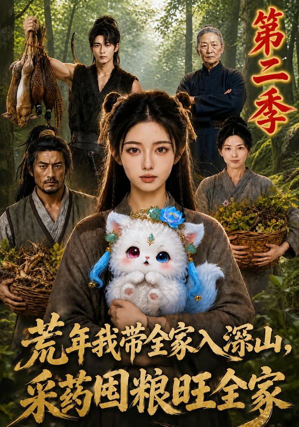 荒年我带全家入深山,采药囤粮旺全家第二季